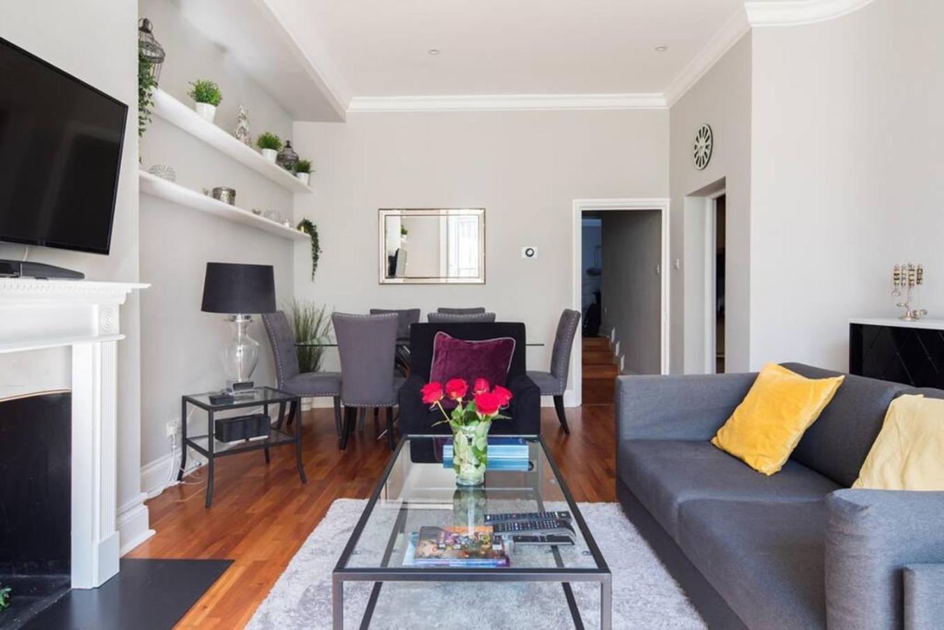 شقة Steps From Hyde Park 2Br 2Bath Sleeps 6 لندن المظهر الخارجي الصورة